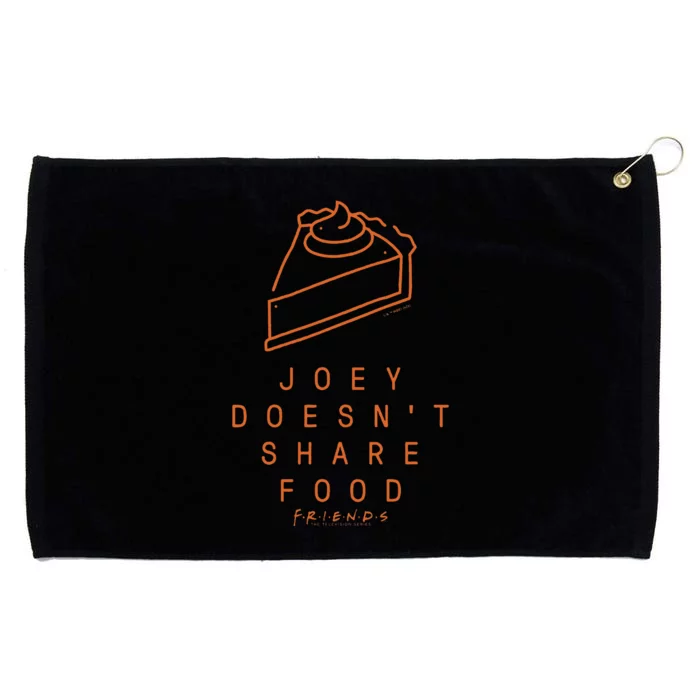 Friends Thanksgiving Joey Doesnt Share Food Pie Icon Grommeted Golf Towel