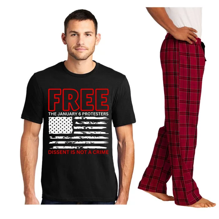 Free The January 6 Protesters Anti Biden Conservative Pajama Set