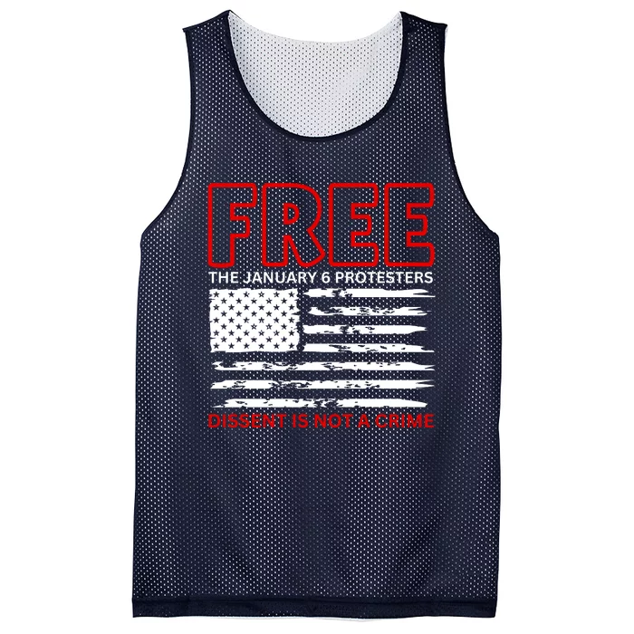 Free The January 6 Protesters Anti Biden Conservative Mesh Reversible Basketball Jersey Tank