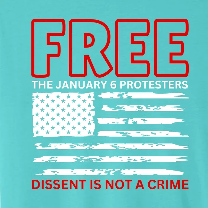 Free The January 6 Protesters Anti Biden Conservative ChromaSoft Performance T-Shirt