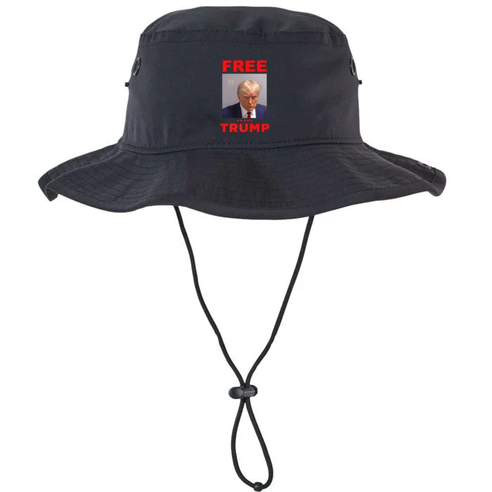 Free Trump Jail Mugshot Photo Campaign Legacy Cool Fit Booney Bucket Hat