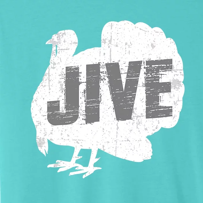 Funny Turkey Jive Thanksgiving Holiday Turkey ChromaSoft Performance T-Shirt