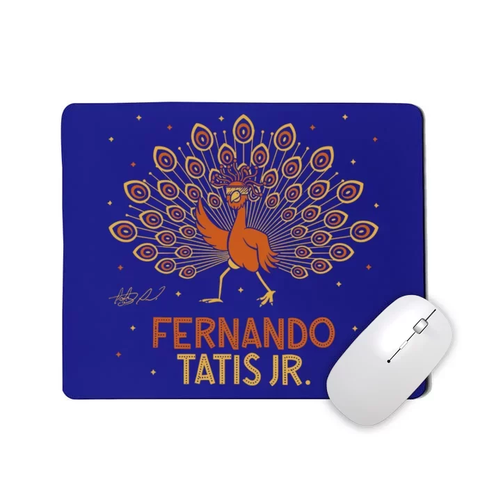 Fernando Tatis Jr. Dancing Peacock Mousepad