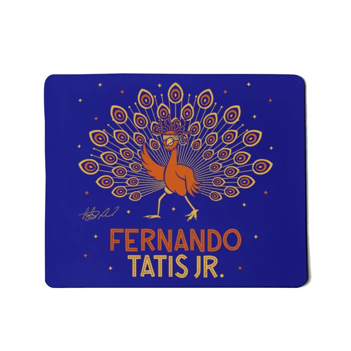 Fernando Tatis Jr. Dancing Peacock Mousepad