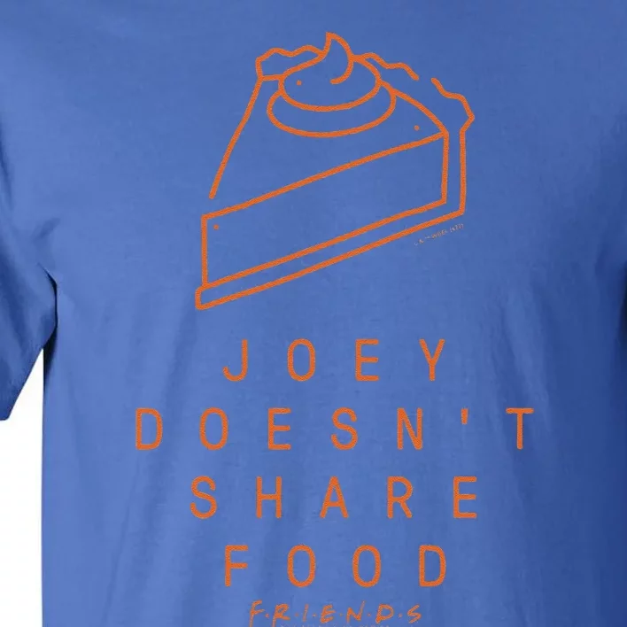 Friends Thanksgiving Joey Doesnt Share Food Pie Icon Tall T-Shirt