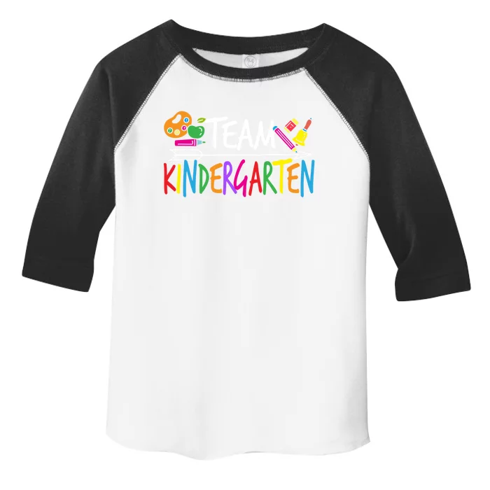 Funny Team Kindergarten Kindergarten Teacher Prek Design Gift Toddler Fine Jersey T-Shirt