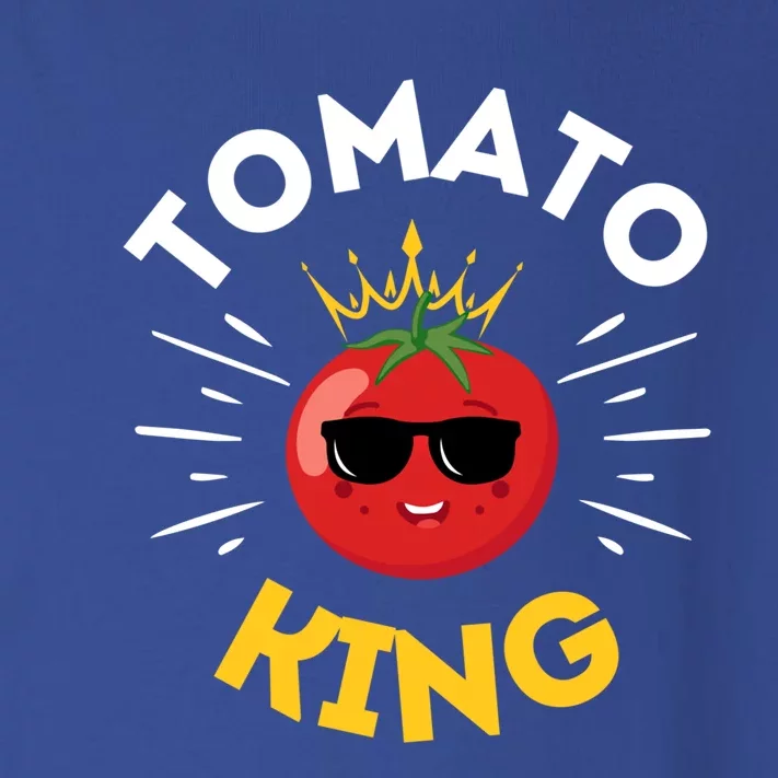 Funny Tomato King Dad Vegetable Fathers' Day Gardener Funny Gift Toddler Long Sleeve Shirt