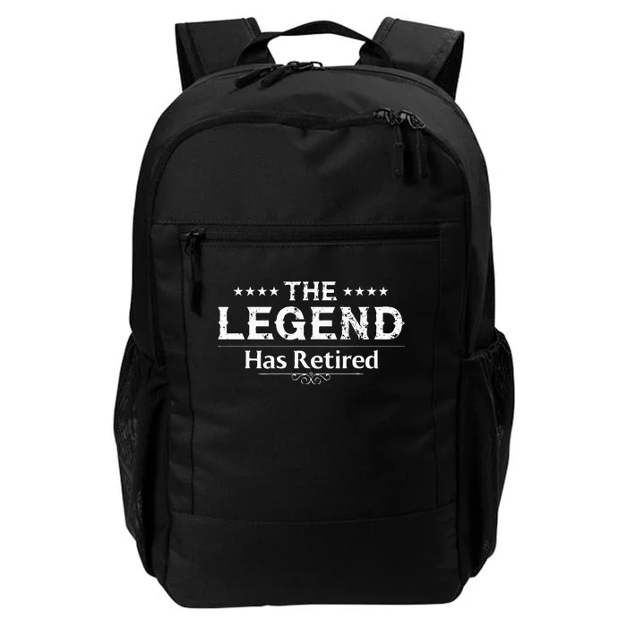 Funny The Legend Has Retired Art For Women Retirement Daily Commute Backpack