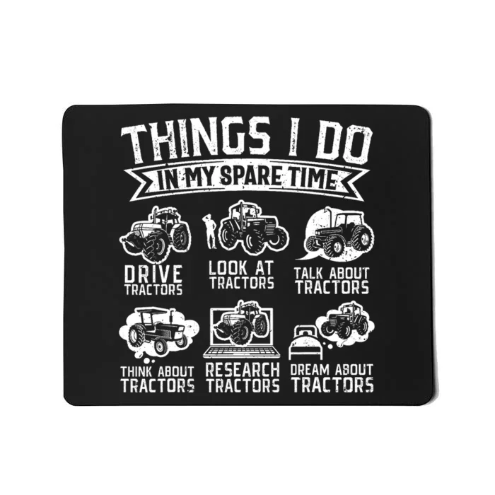 Funny Tractor Lover Funny Farmer Funny Farming Mousepad