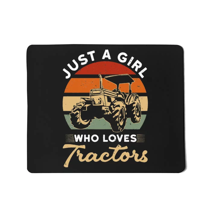 Farmer Tractor Lover Just A Who Loves Tractors Mousepad