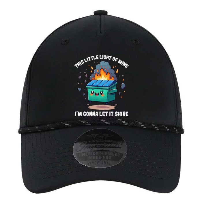 Funny This Little Lightof Mine Lil Dumpster Fire Gift Performance The Dyno Cap