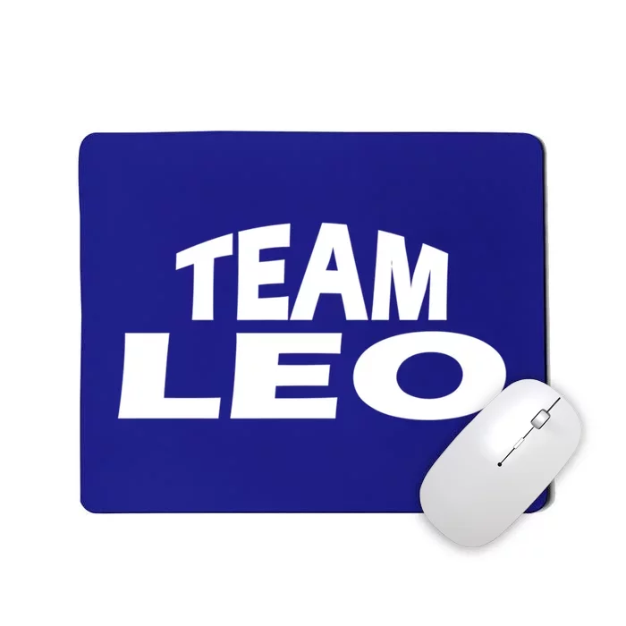 Funny Team Leo Gift Mousepad