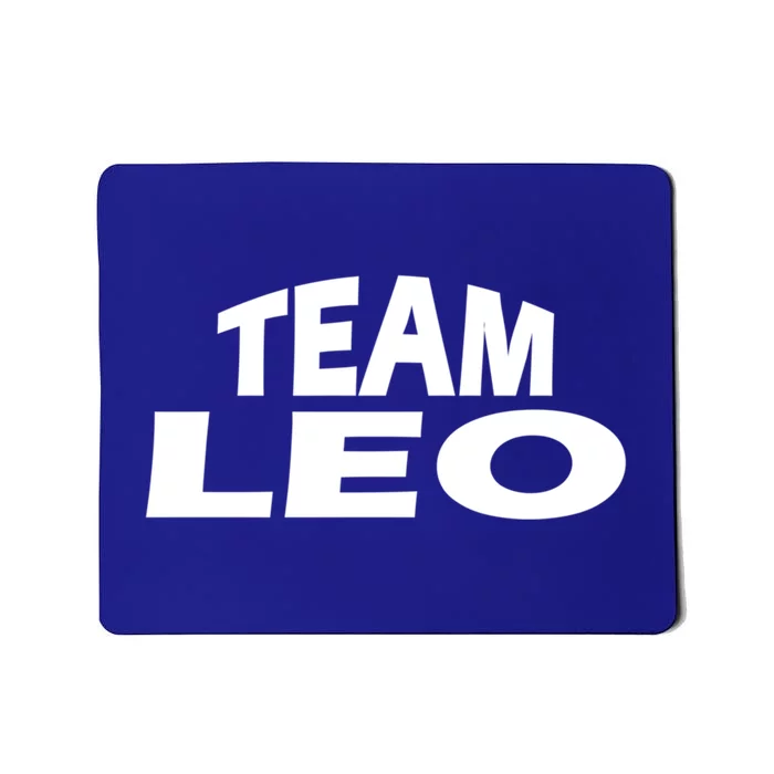 Funny Team Leo Gift Mousepad