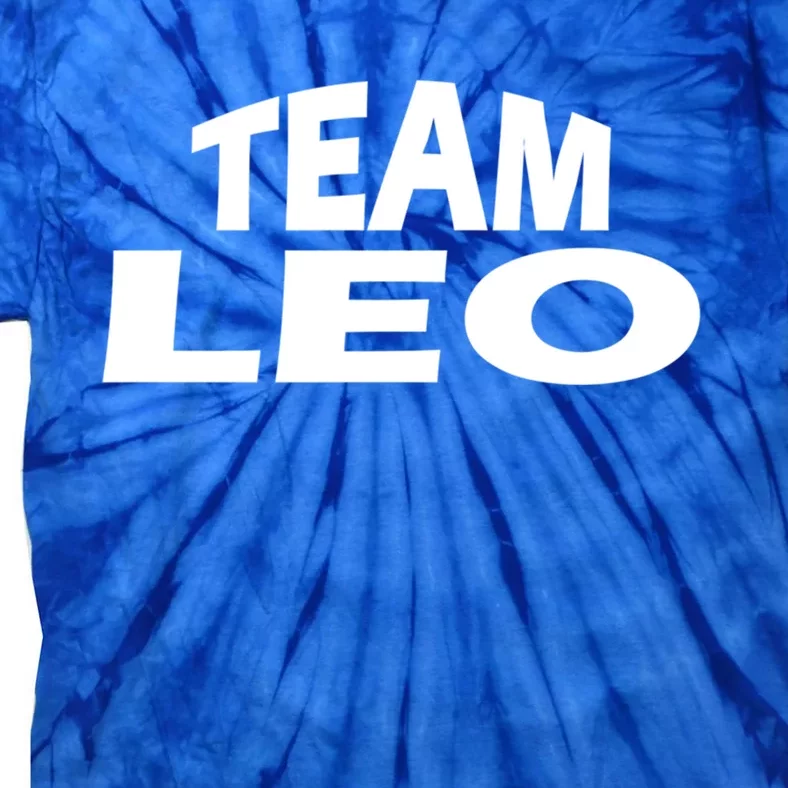 Funny Team Leo Gift Tie-Dye T-Shirt