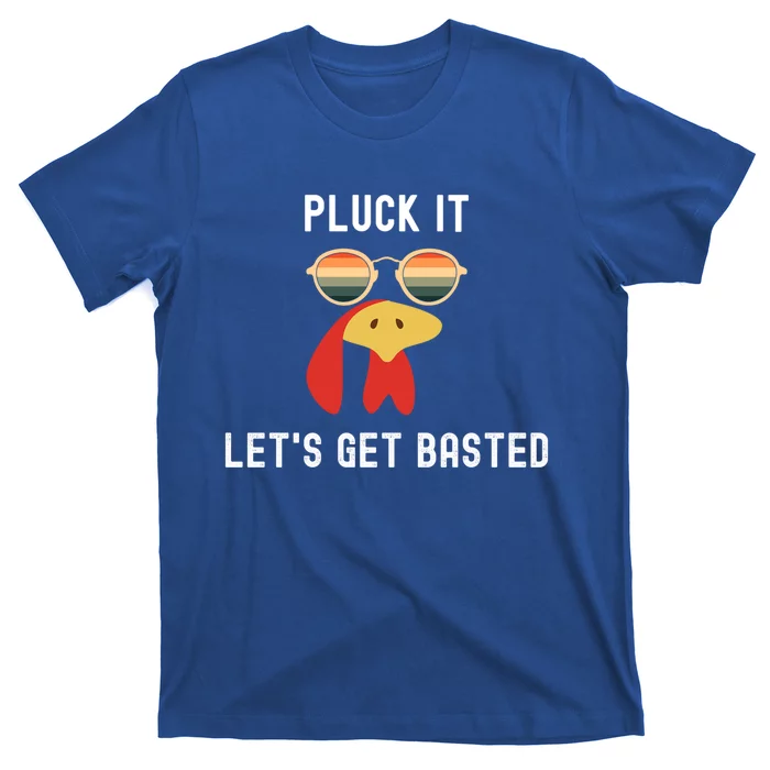 Funny Thanksgiving Lets Get Basted Turkey Holiday Lover Cool Gift T-Shirt