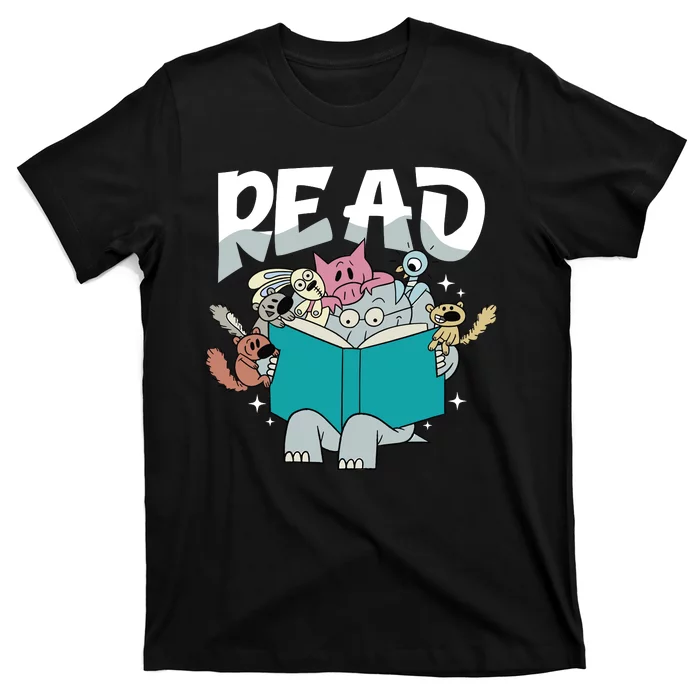 Funny Teacher Library Read Book Pigeon Wild Animal Bookish T-Shirt