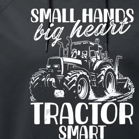 Funny Tractor Lover Farmer Agriculture Farming Performance Fleece Hoodie