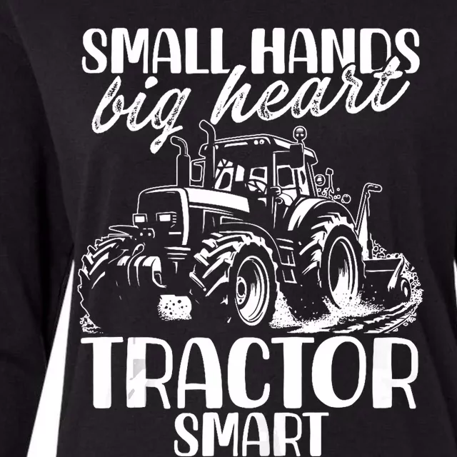 Funny Tractor Lover Farmer Agriculture Farming Womens Cotton Relaxed Long Sleeve T-Shirt