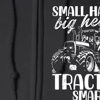 Funny Tractor Lover Farmer Agriculture Farming Full Zip Hoodie