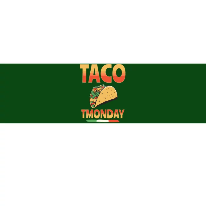 Funny Tacos Lover Taco TMonday Bumper Sticker