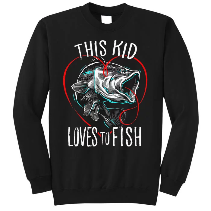 Fishing This Loves To Fish Tall Sweatshirt