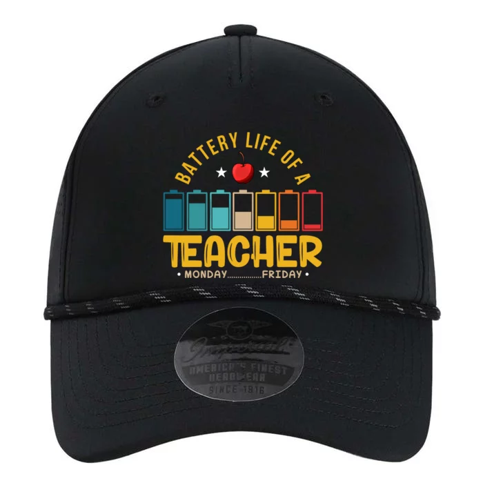 Funny Teacher Low Battery Teacher Battery Life Of A Teacher Gift Performance The Dyno Cap