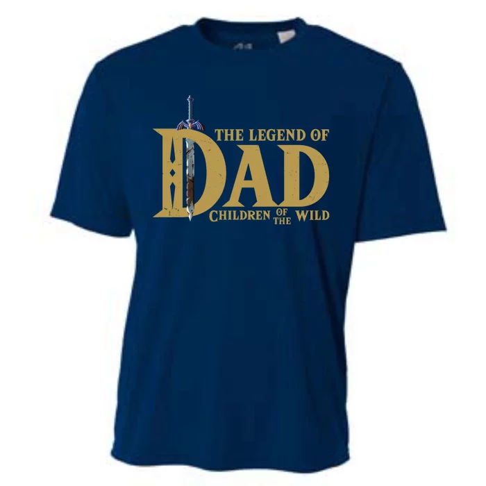 Funny The Legend Of Dad Children Of The Wild Cooling Performance Crew T-Shirt