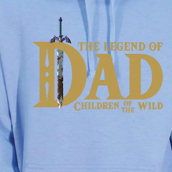 Funny The Legend Of Dad Children Of The Wild Unisex Surf Hoodie