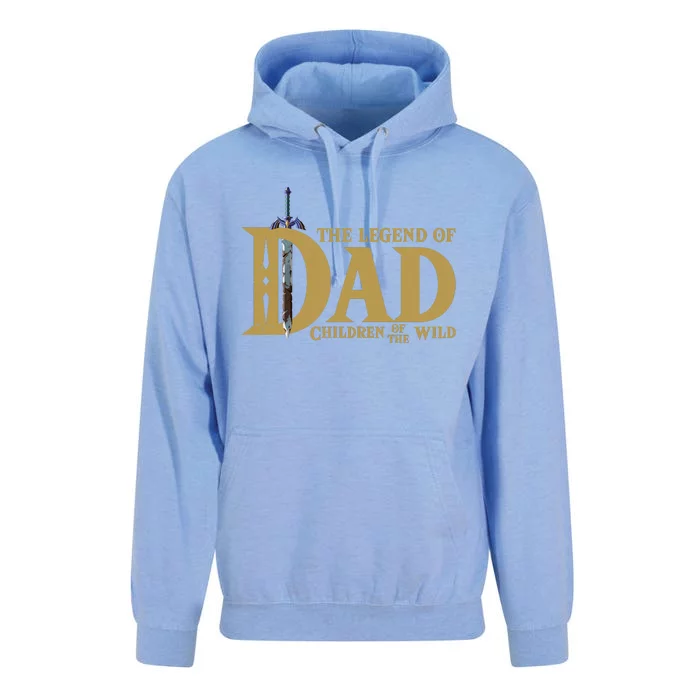 Funny The Legend Of Dad Children Of The Wild Unisex Surf Hoodie