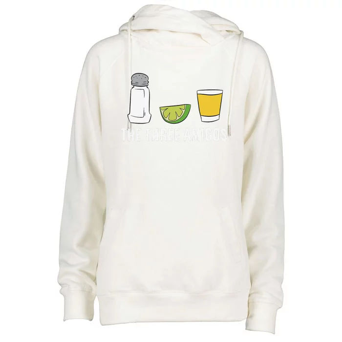 Funny Tequila Love Cinco De Mayo Tequila Salt And Lime Womens Funnel Neck Pullover Hood