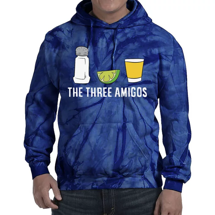 Funny Tequila Love Cinco De Mayo Tequila Salt And Lime Tie Dye Hoodie