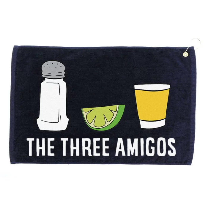 Funny Tequila Love Cinco De Mayo Tequila Salt And Lime Grommeted Golf Towel