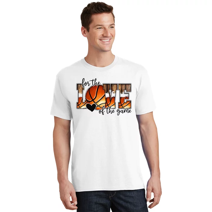 For The Love of The Game Retro Basketball Mom Mothers Day T-Shirt