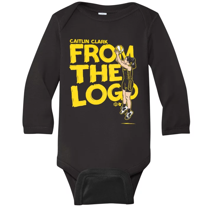 From The Logo Indiana Basketball Baby Long Sleeve Bodysuit