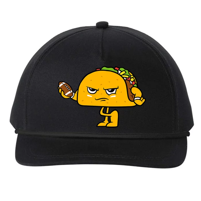 Football Taco Lover Snapback Five-Panel Rope Hat