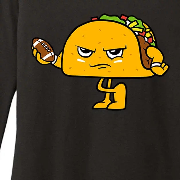 Football Taco Lover Womens CVC Long Sleeve Shirt