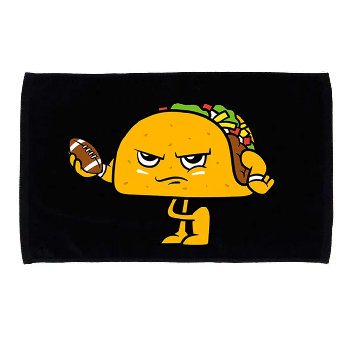 Football Taco Lover Microfiber Hand Towel