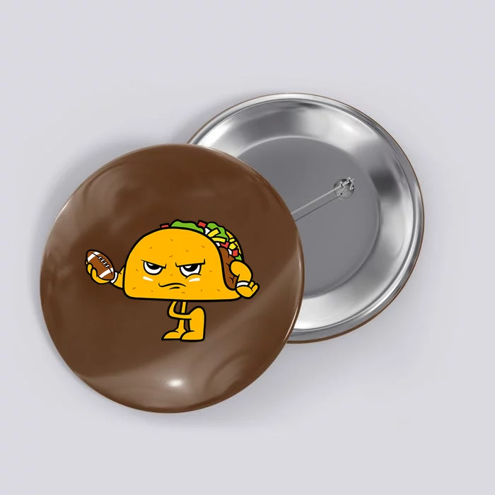 Football Taco Lover Button