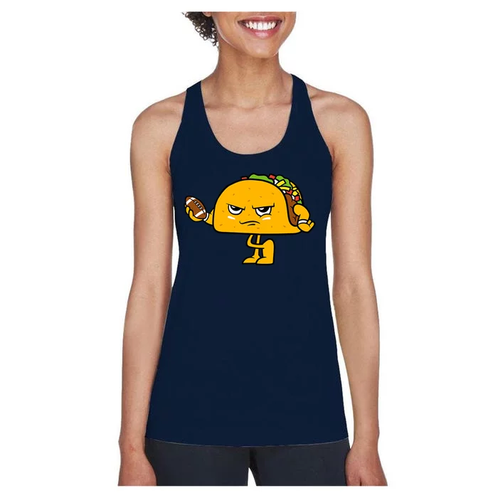 Football Taco Lover Women's Racerback Tank