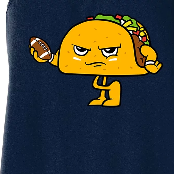 Football Taco Lover Women's Racerback Tank