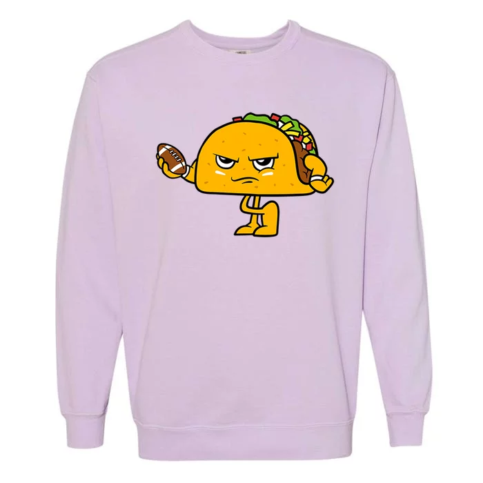 Football Taco Lover Garment-Dyed Sweatshirt