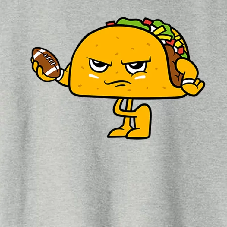 Football Taco Lover Women's Crop Top Tee