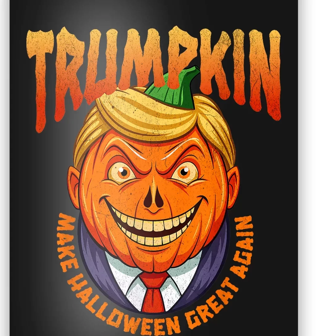 Funny Trumpkin Make Halloween Great Again America Humor Poster