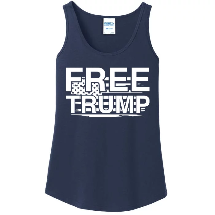 Free Trump Maga 2024 Ladies Essential Tank