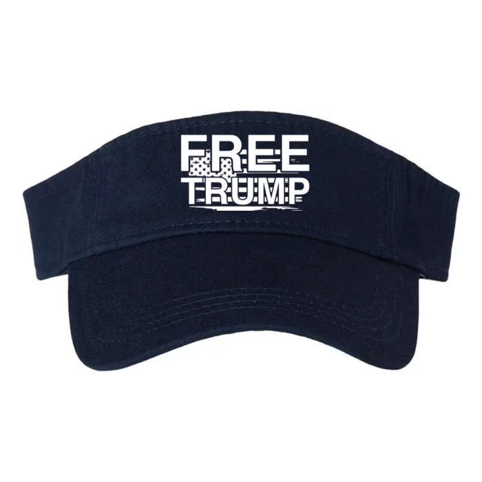 Free Trump Maga 2024 Valucap Bio-Washed Visor