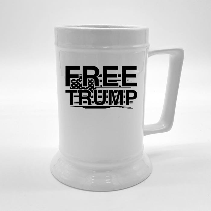 Free Trump Maga 2024 Front & Back Beer Stein