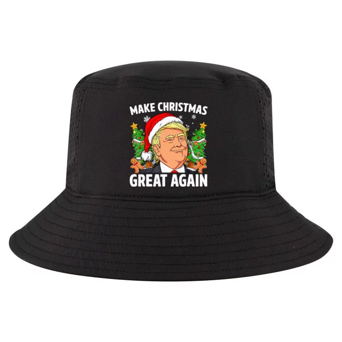 Funny Trump Make Christmas Great Again Ugly Sweater Xmas Cool Comfort Performance Bucket Hat