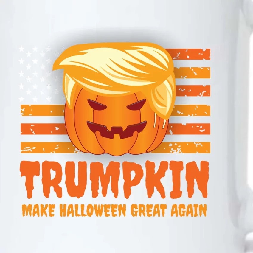 Funny Trumpkin Make Halloween Great Again Patriotic Humor Meaningful Gift Black Color Changing Mug