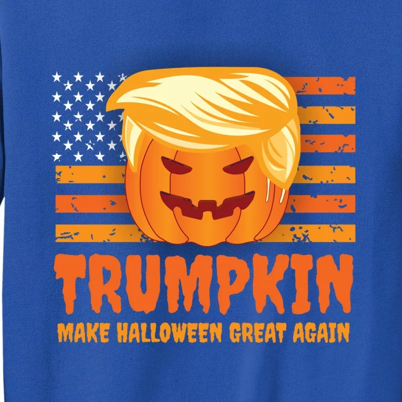 Funny Trumpkin Make Halloween Great Again Patriotic Humor Meaningful Gift Sweatshirt