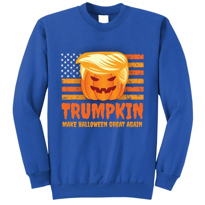 Funny Trumpkin Make Halloween Great Again Patriotic Humor Meaningful Gift Sweatshirt